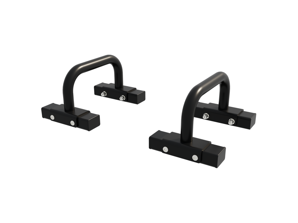 Front view of the BESTRONG Push-up Handles highlighting their durable construction and comfortable grips for bodyweight exercises.