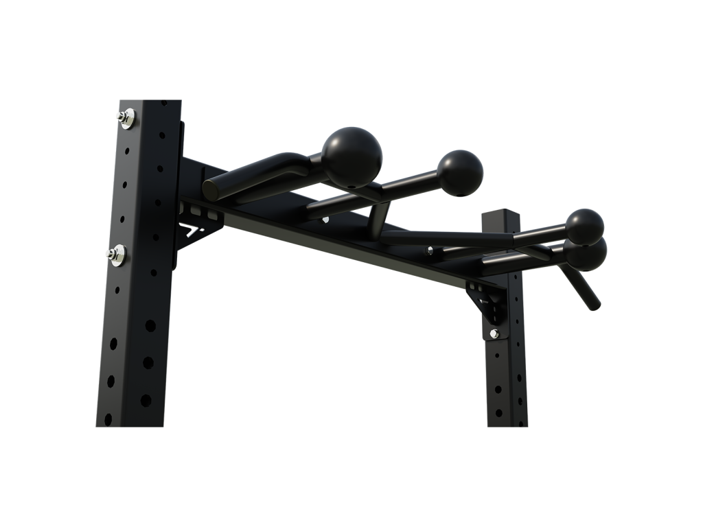 BESTRONG Crown Pull-up Bar attached to a rig, featuring ergonomic design and multiple pull-up height options.