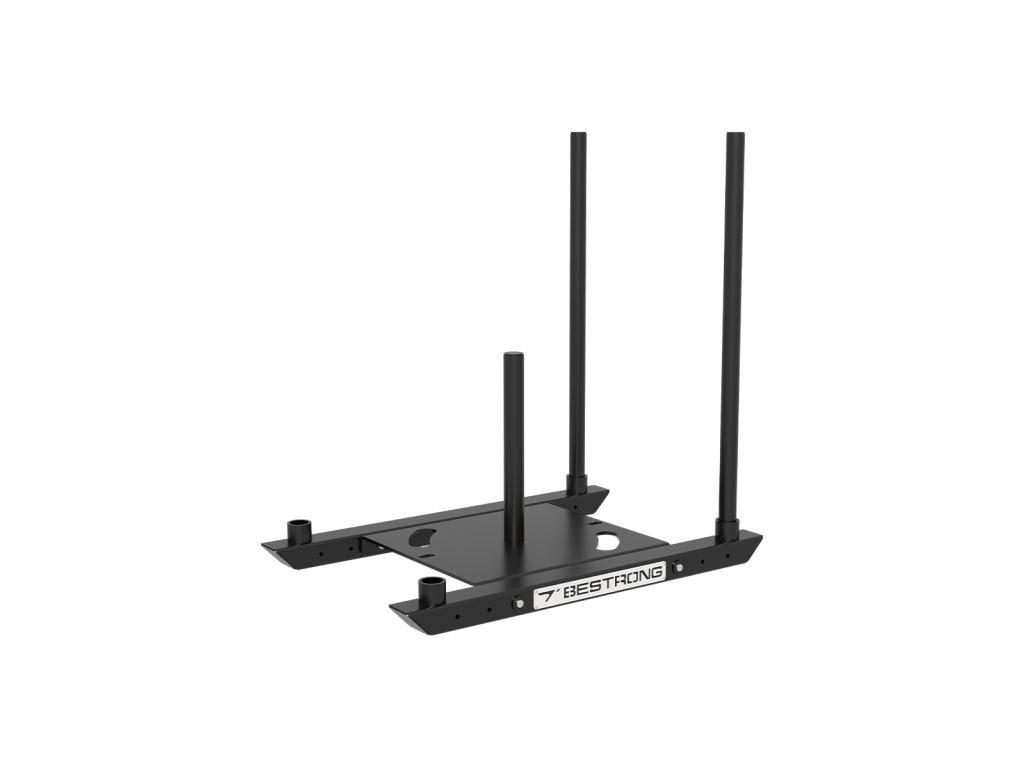 Side view of the BESTRONG Weight Sled showing its robust frame and ergonomic design for intense training sessions.