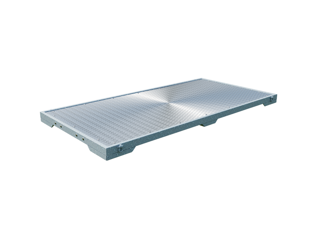 Outdoor BESTRONG Mobile Platform with a durable steel frame and anti-slip surface.