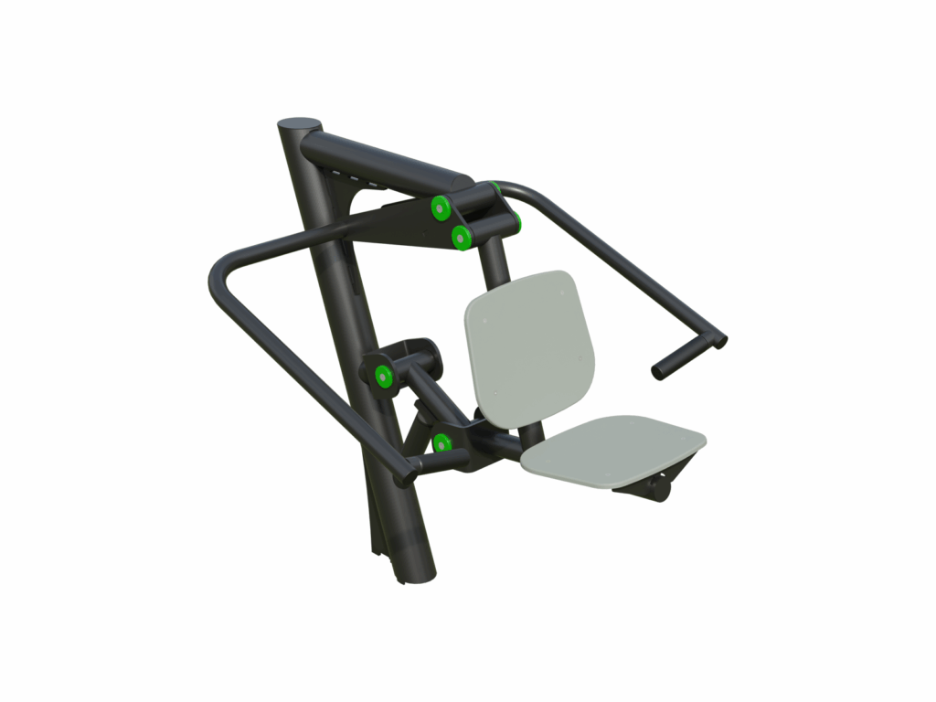 Outdoor Biceps Trainer for arm strength and muscle isolation